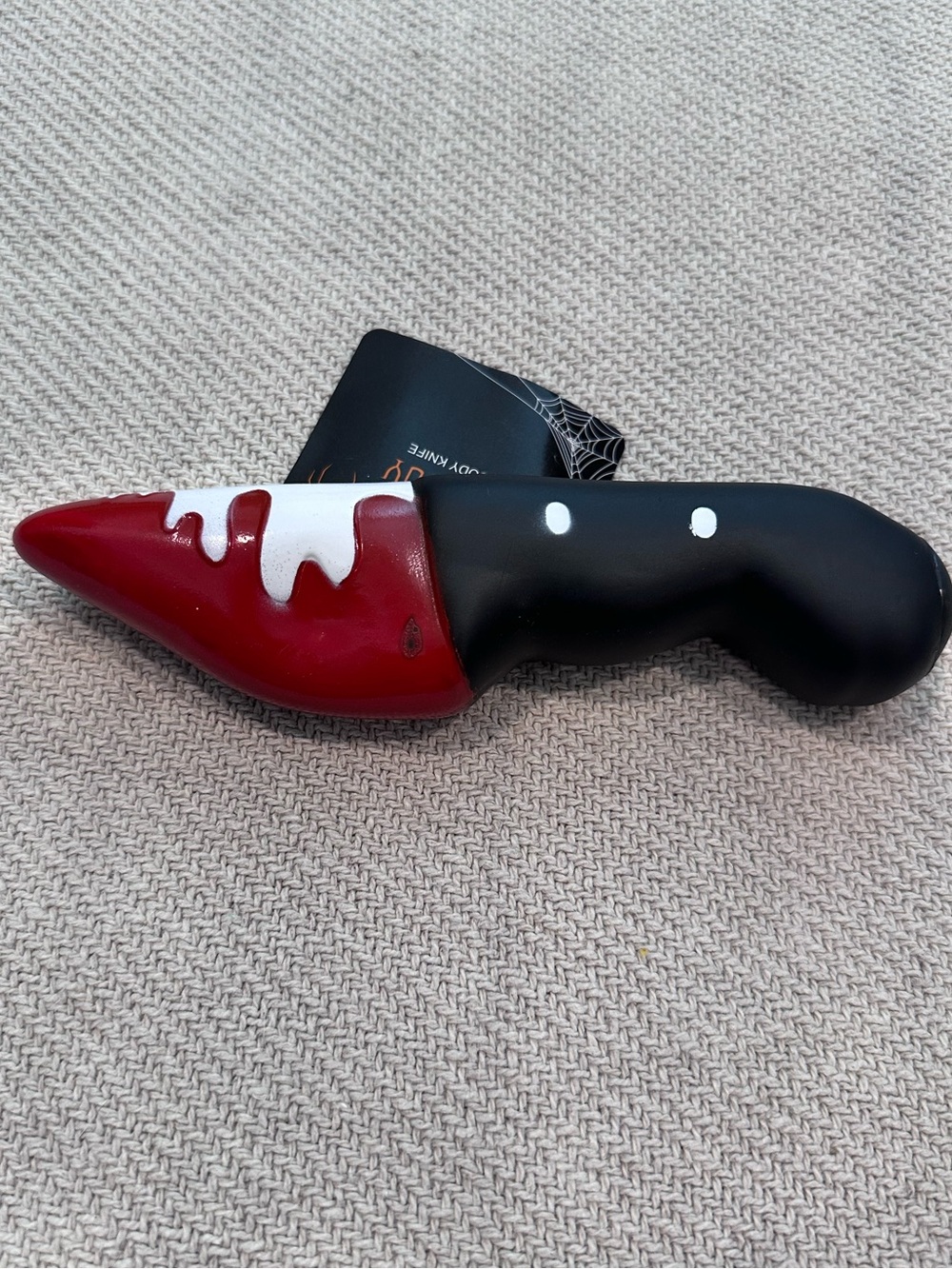 Bloody Knife Halloween Dog Toy NWT Squeaky Pet Gift